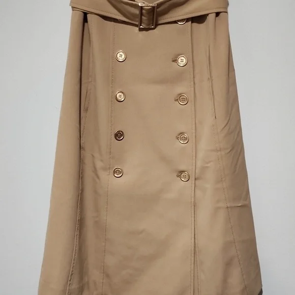 Calvin Klein Tan Double-Breasted Dress - Picture 3 of 9